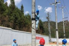 云南德宏芒市供电局第一期配网技能培训在勐戛实训基地开班培训